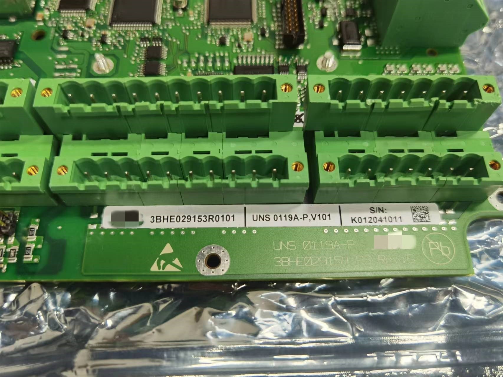 1pc used  3BHE029153R0101 UNS 0119A-P V101    #OYF088