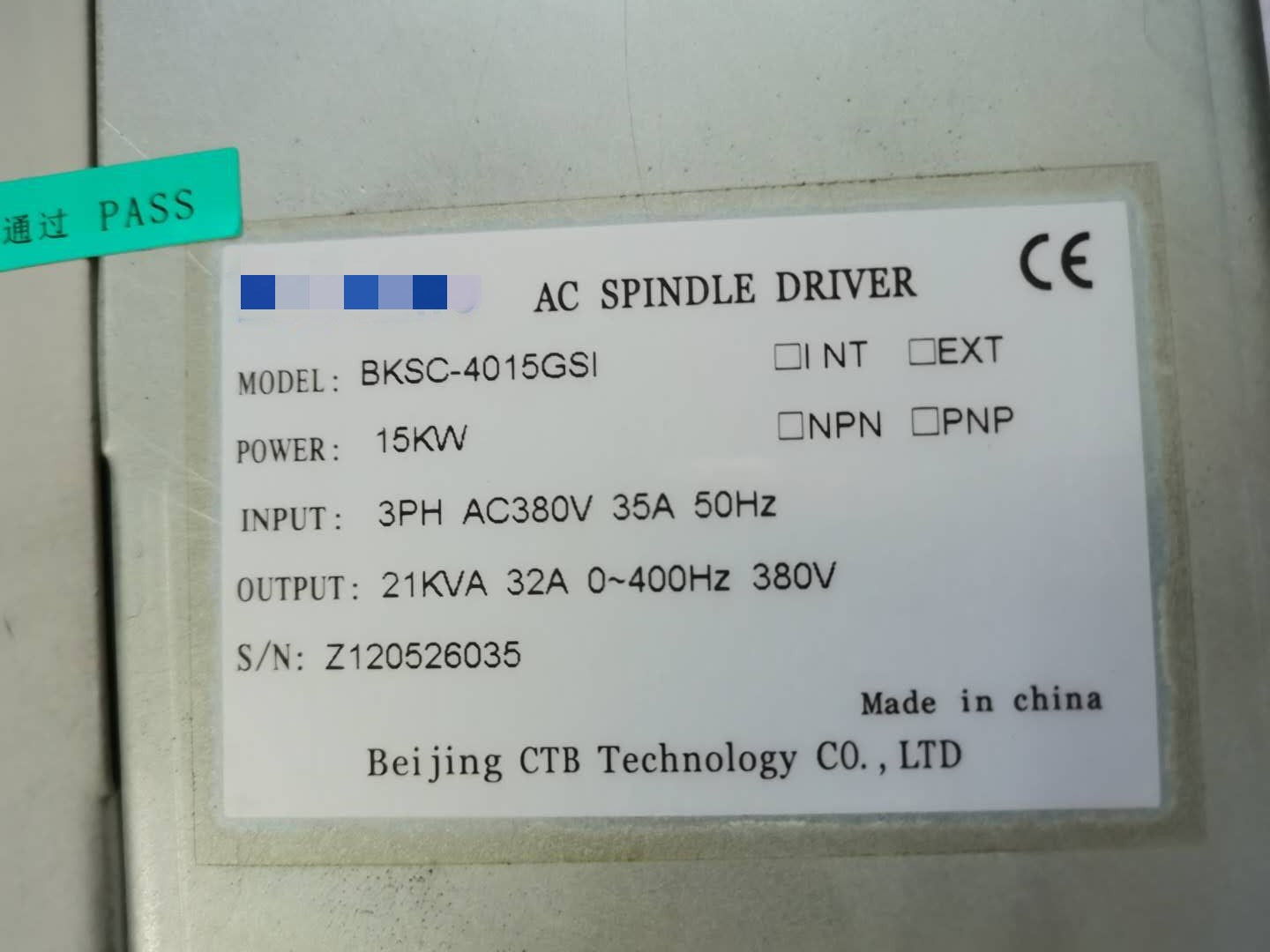 1pc  used   BKSC-4015GSI   #OYF088