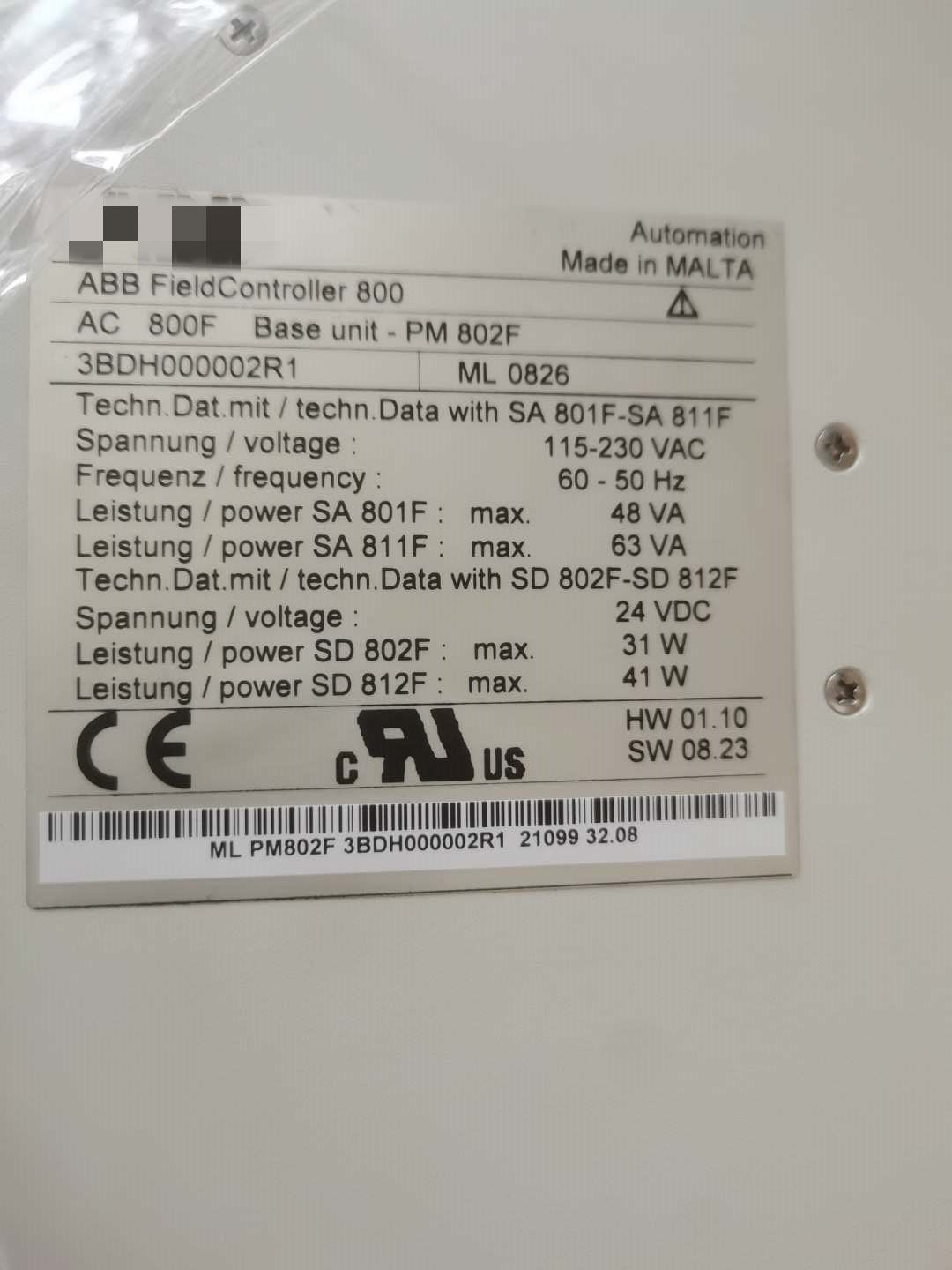 1pc  new 3BDH000002R1    #OYF088