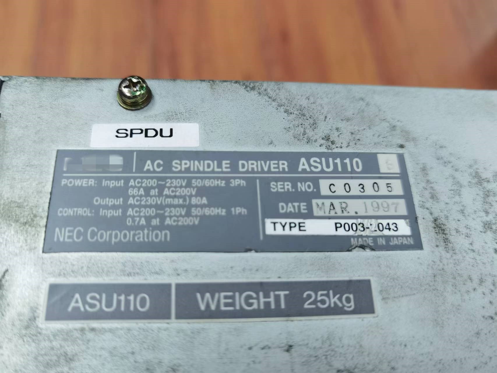 1pc used P003-2043    #OYF088