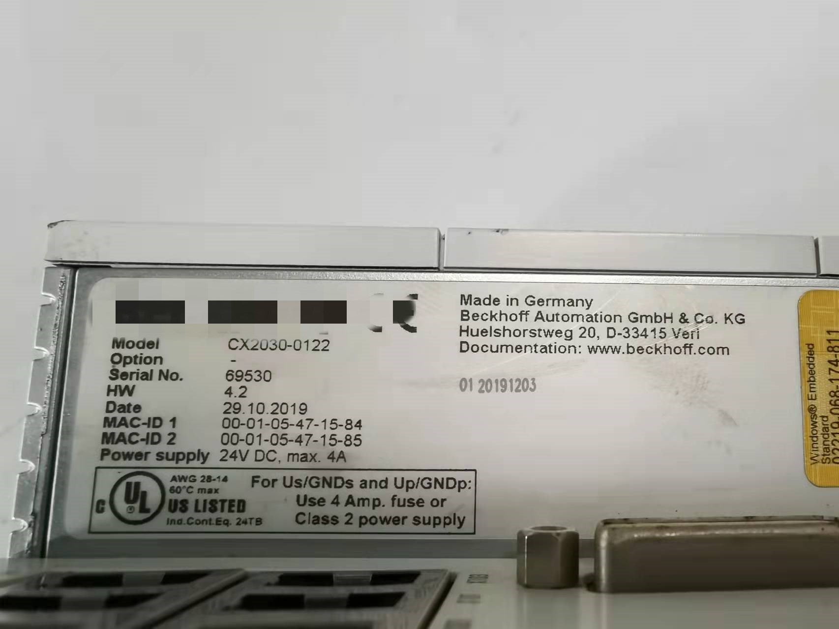 1pc used  CX2030-0122   #OYF088