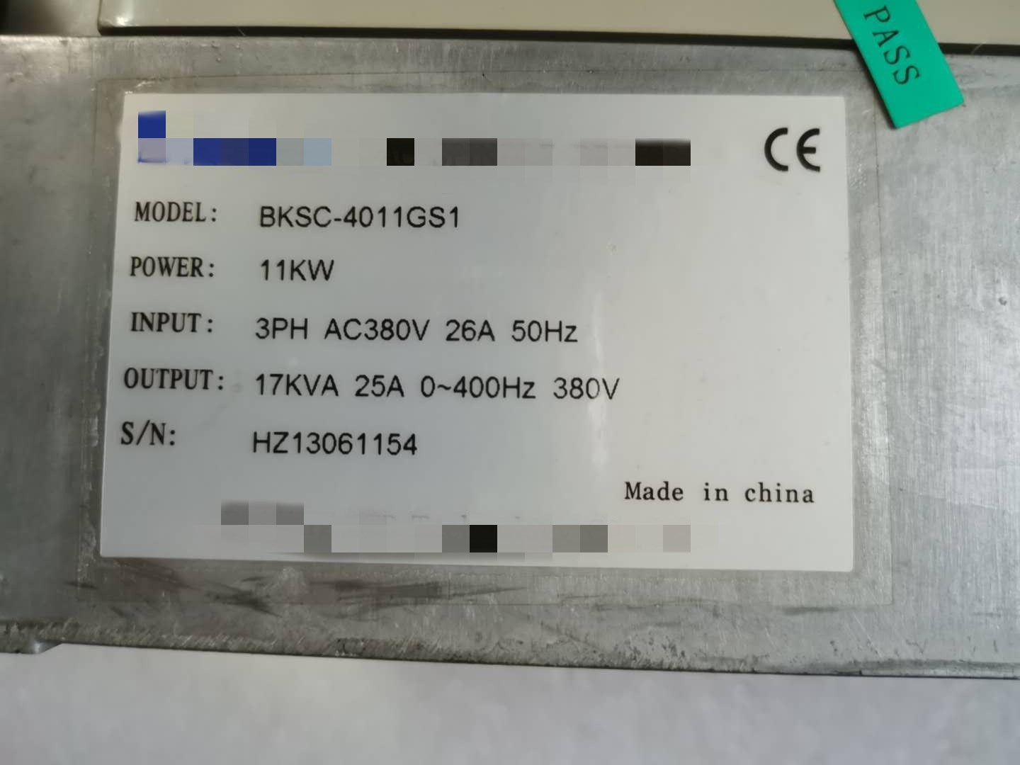 1pc  used   BKSC-4011GS1  #OYF088