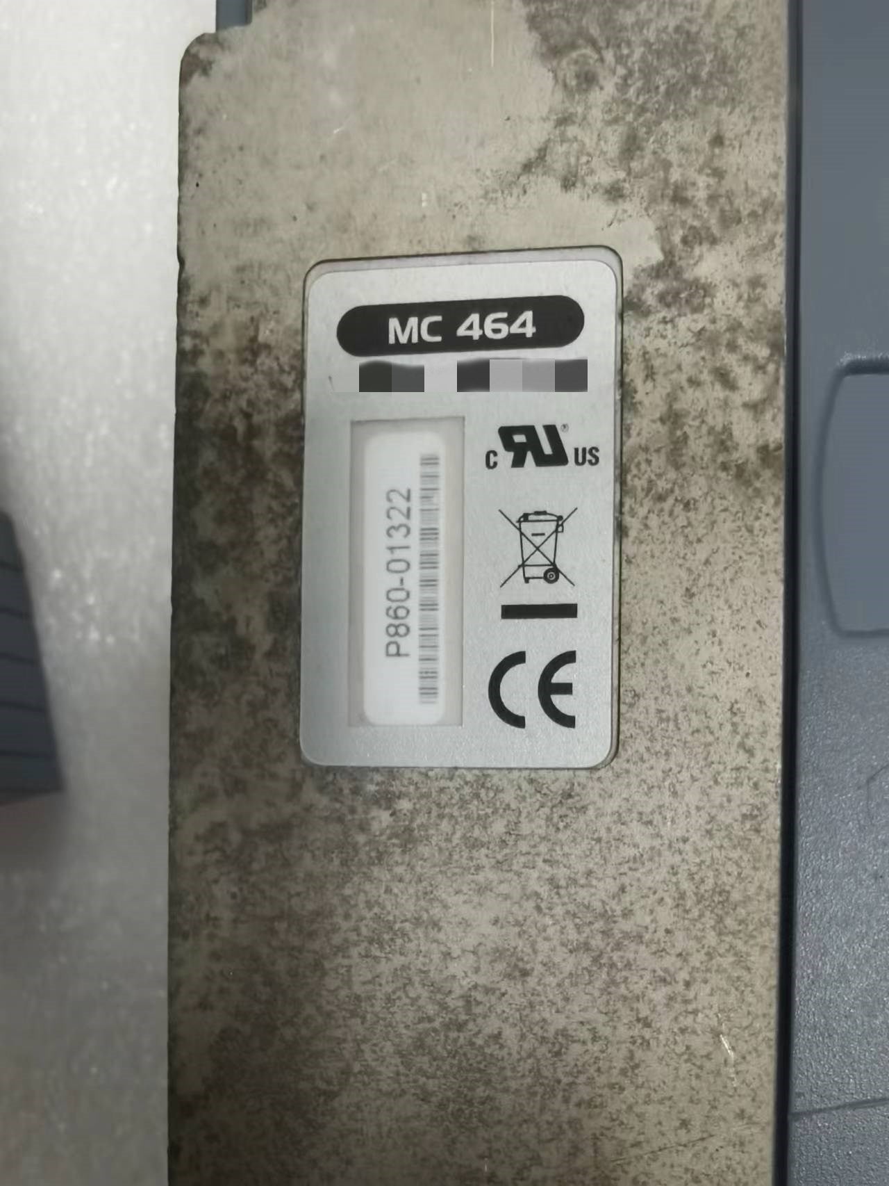1pc used   MC464 P860   #OYF088
