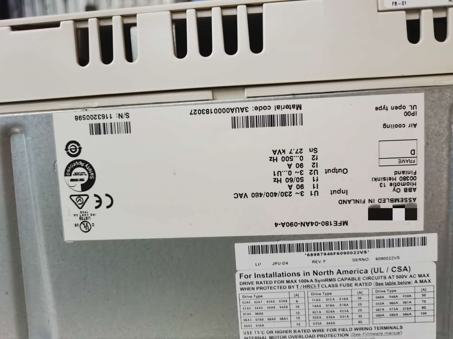 1pc  used   BUM60-VC-0A-0001 BUM60-08/16-54-B-000    #OYF088