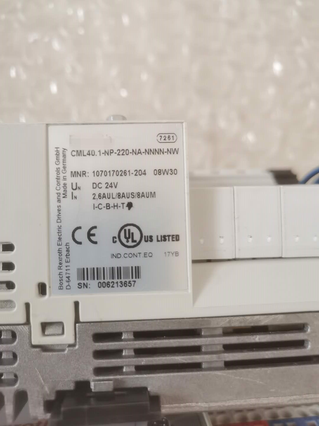 1pc  used CML40.1-NP-220-NA-NNNN-NW 1070170261-204   #OYF088