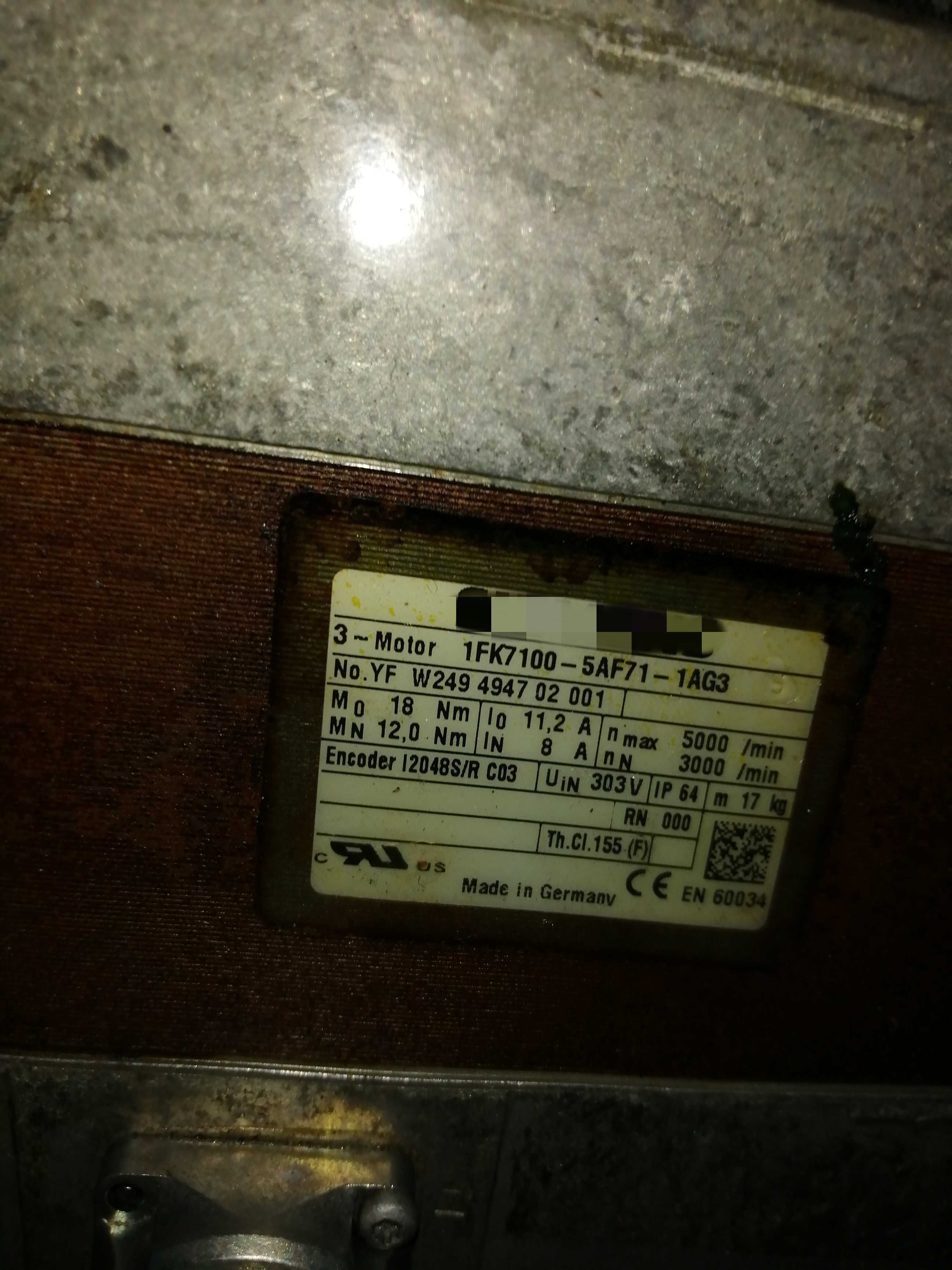 1pc  used  1fk7100-5af71-1ag3  #OYF088