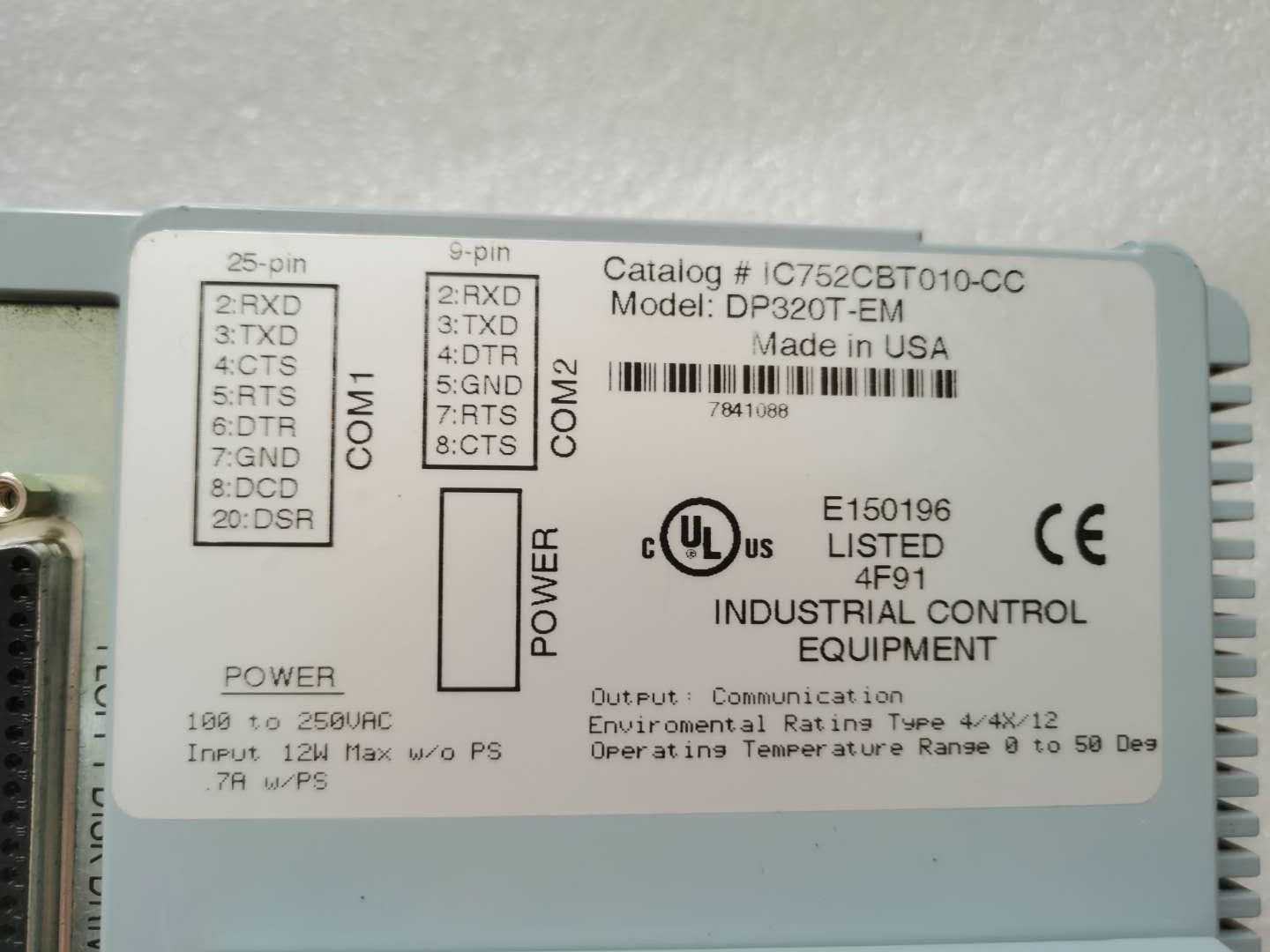 1pc  used   IC752CBT010-CC   #OYF088