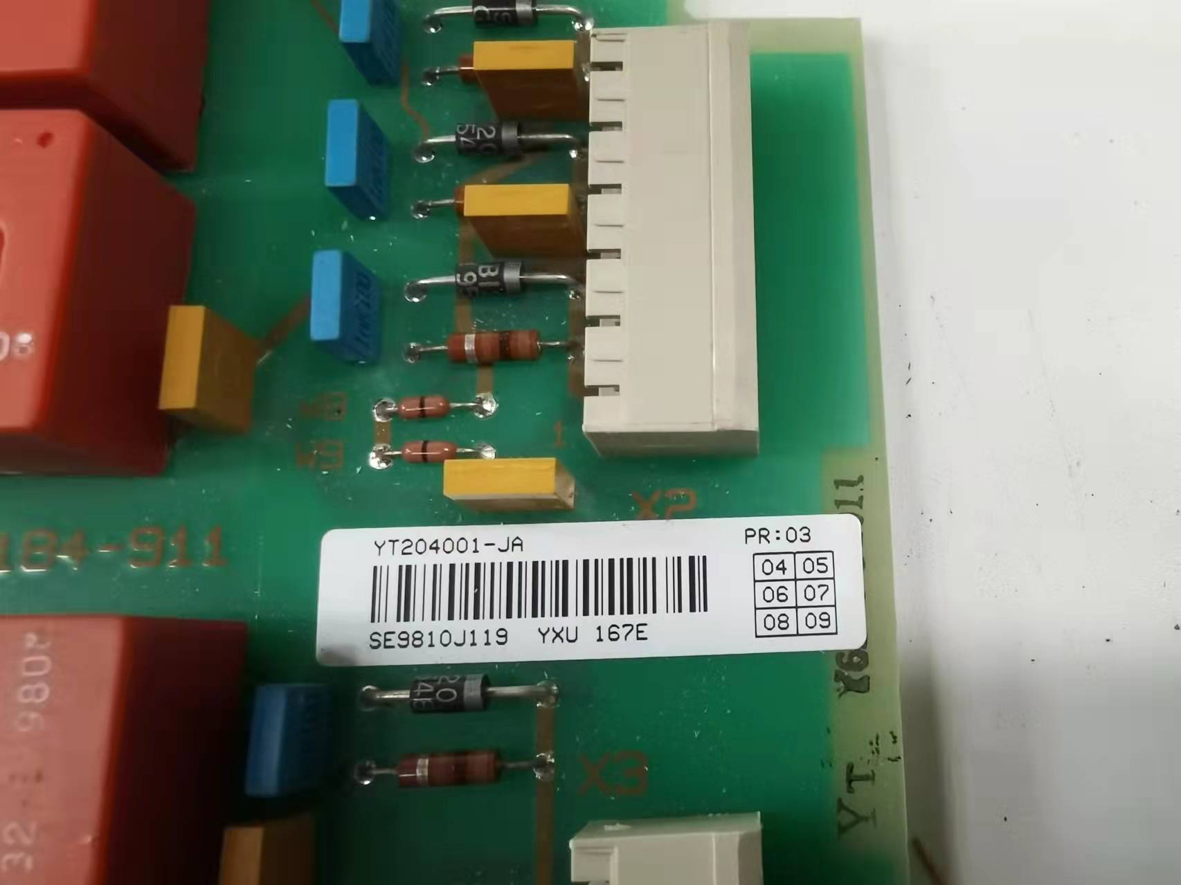 1pc  used  YXU167E YT204001-JA  #OYF088