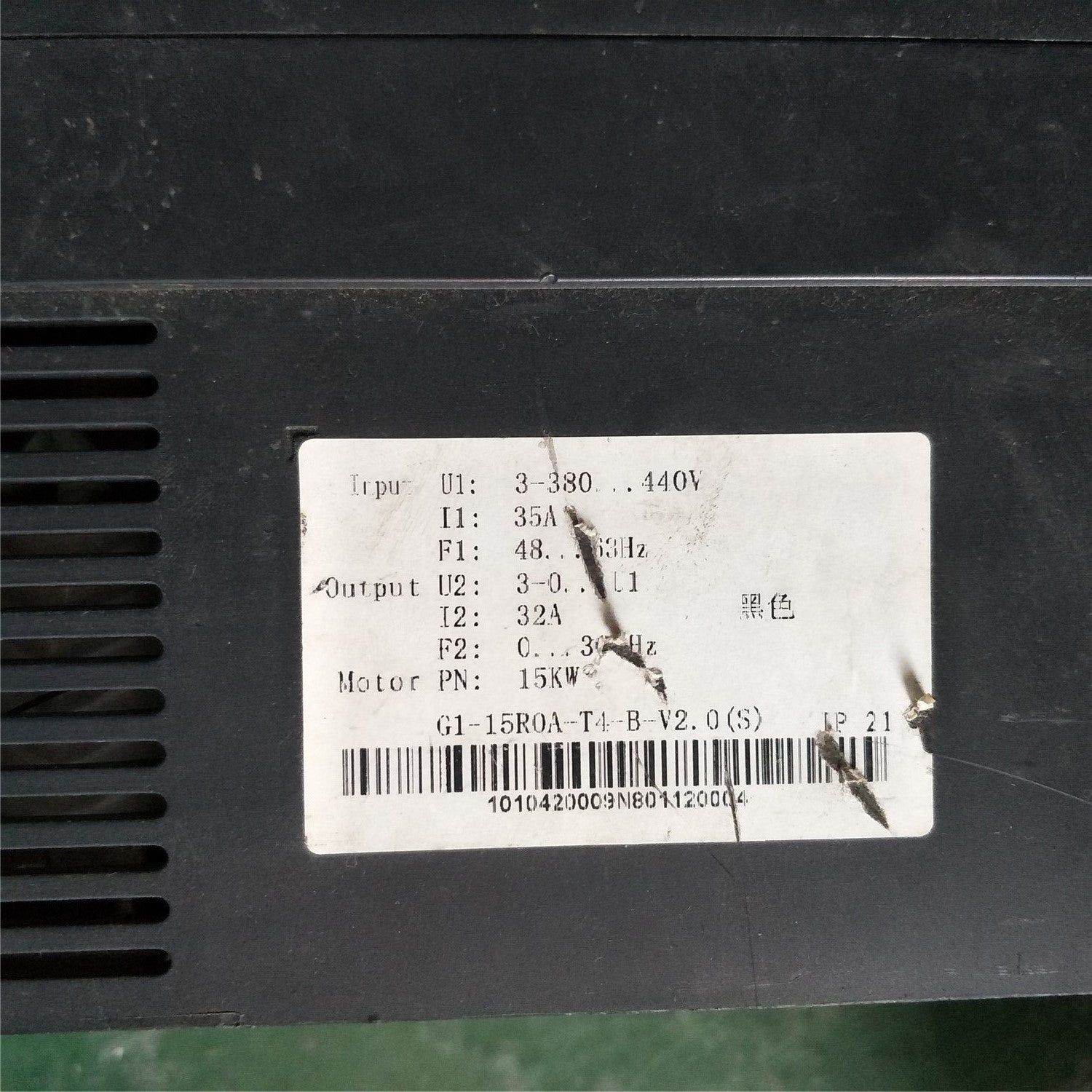 1pc  used  G1-15R0A-T4-B-V2.0  #OYF088