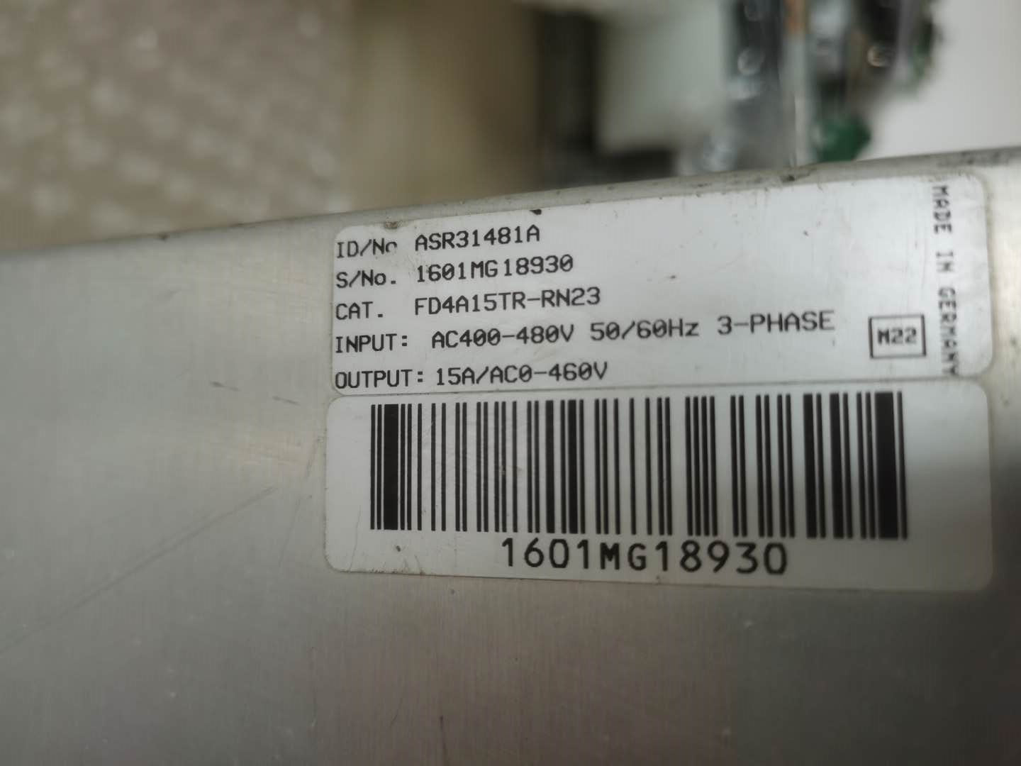 1pc  used  FD4A15TR-RN23   #OYF088