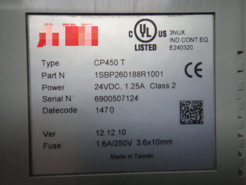 1PCS  used   CP450 T 1SBP260188R101   #OYF003