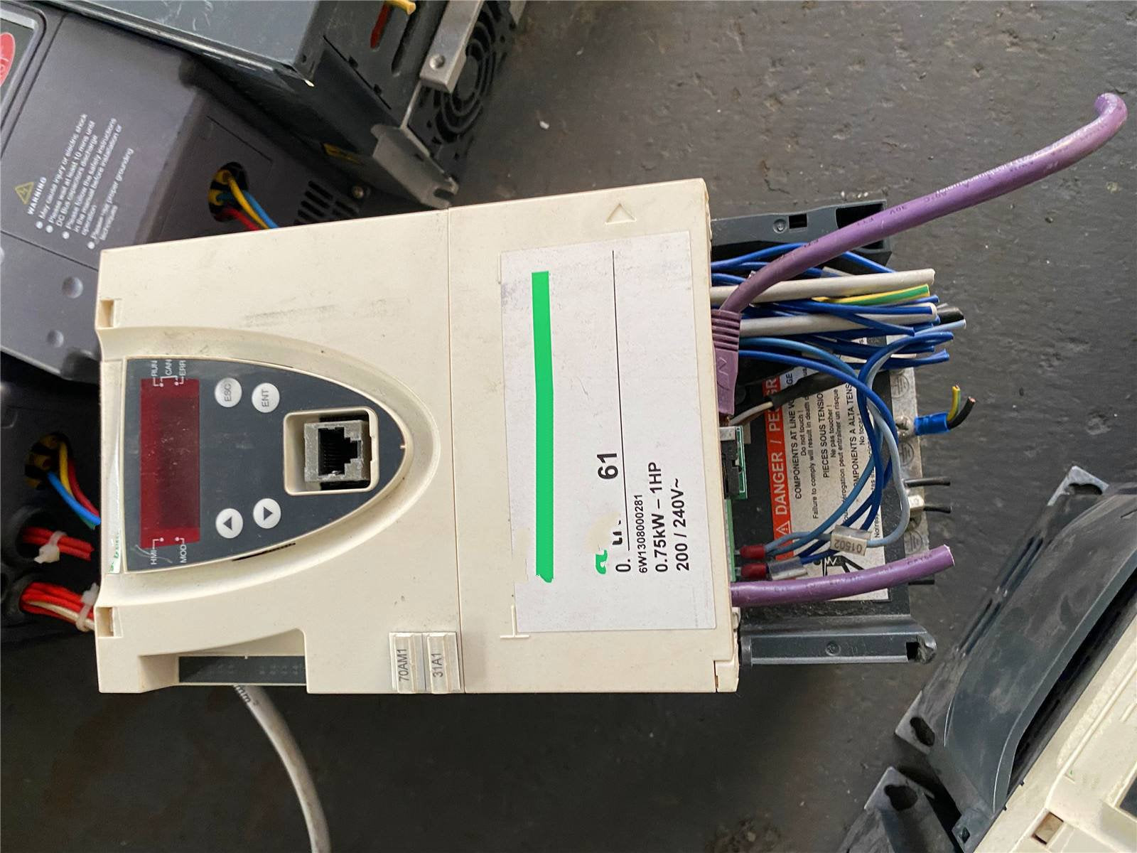 1PC used  ATV61H075M3Z 0.75KW 220 #OYF055