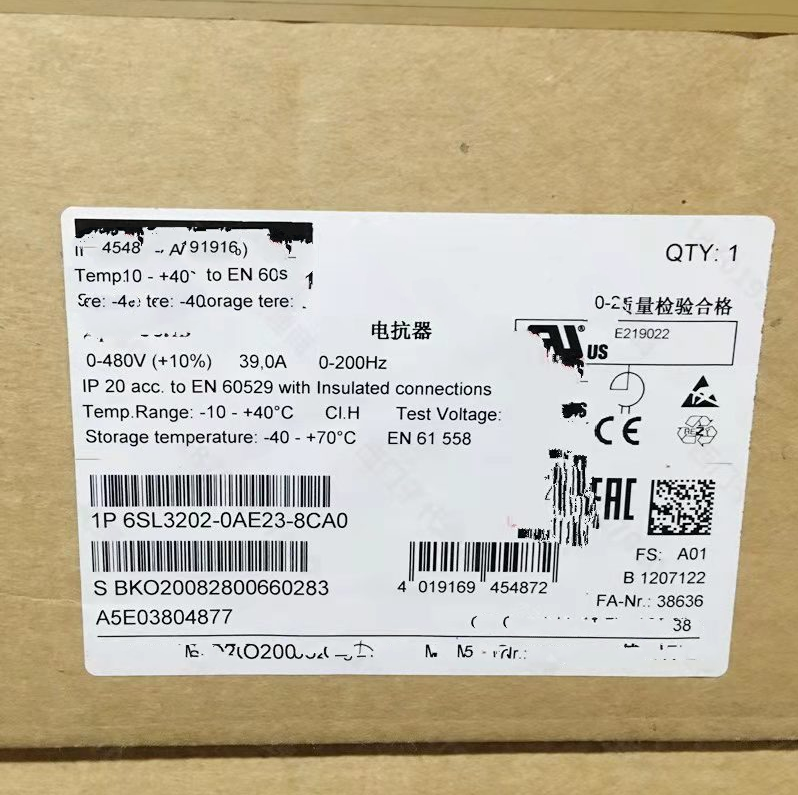 1 PCS NEW  6SL3202-0AE23-8CA0  #OYF033