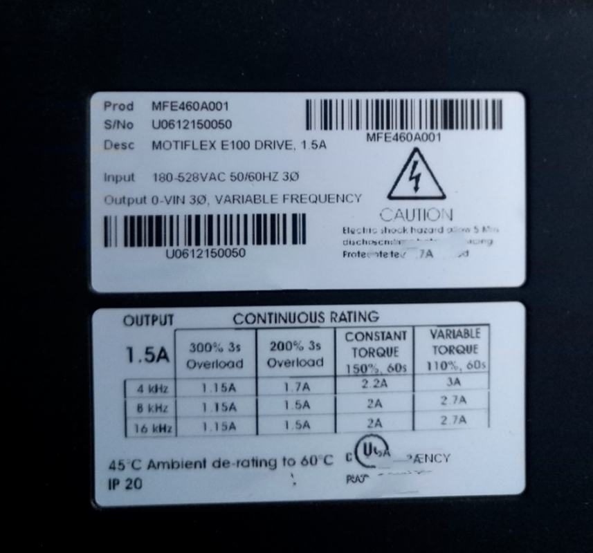 1PC for used   MFE460A001     #OYF033