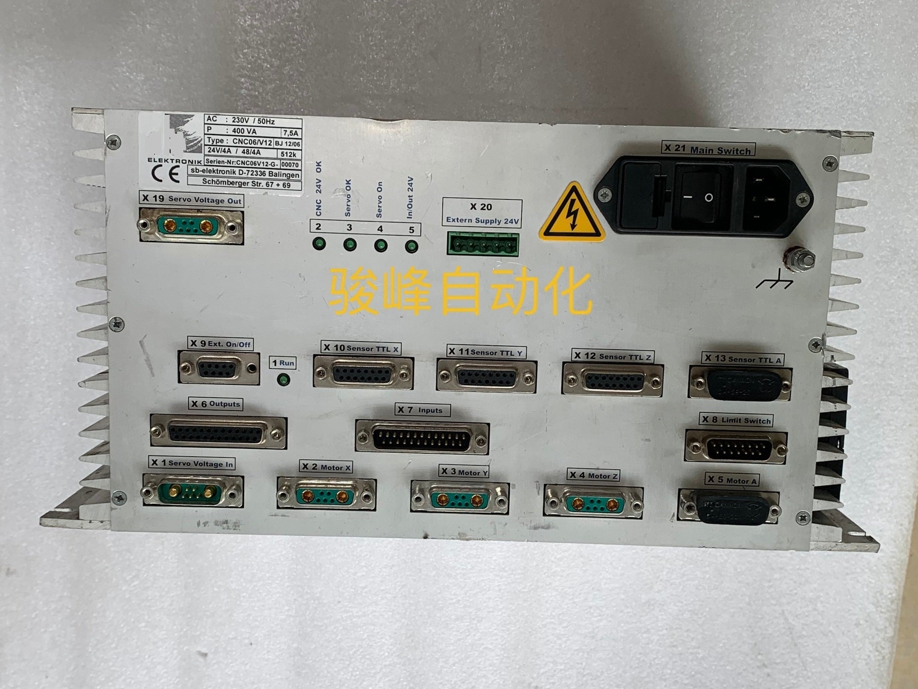 1PC for used  CNC06/V12    #OYF008