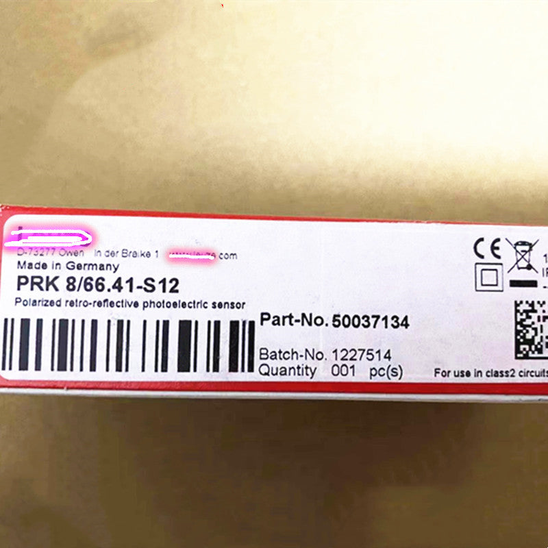 NEW PRK 8/66.41-S12 50037134 #OYF006