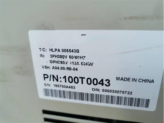 1  PCS     USED  HLPA005543B 55KW 380V  #OYF055