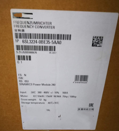 1 PCS NEW  6SL3224-0BE35-5AA0  #OYF033