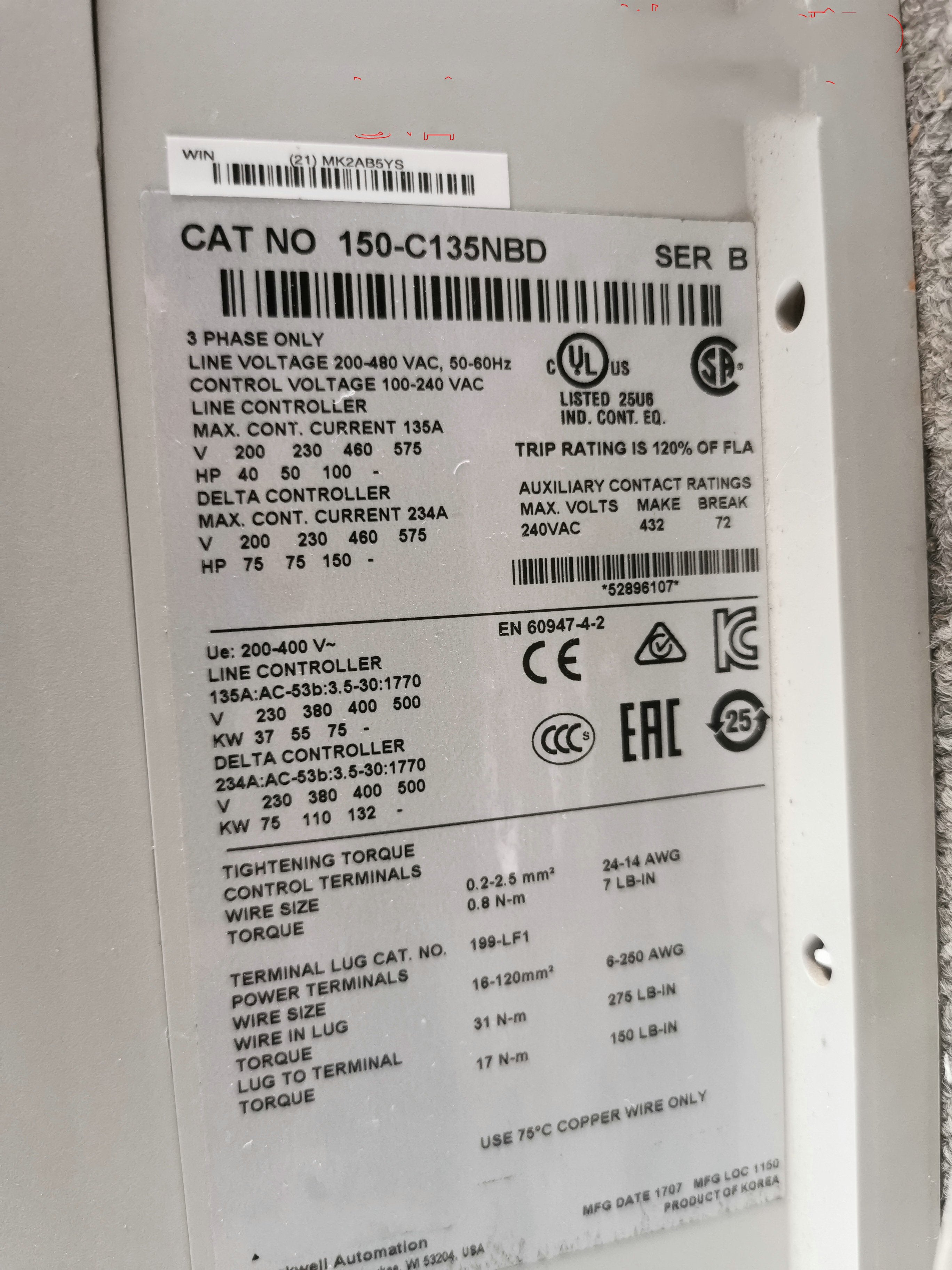 1PC for  used  150-C135NBD  #OYF008