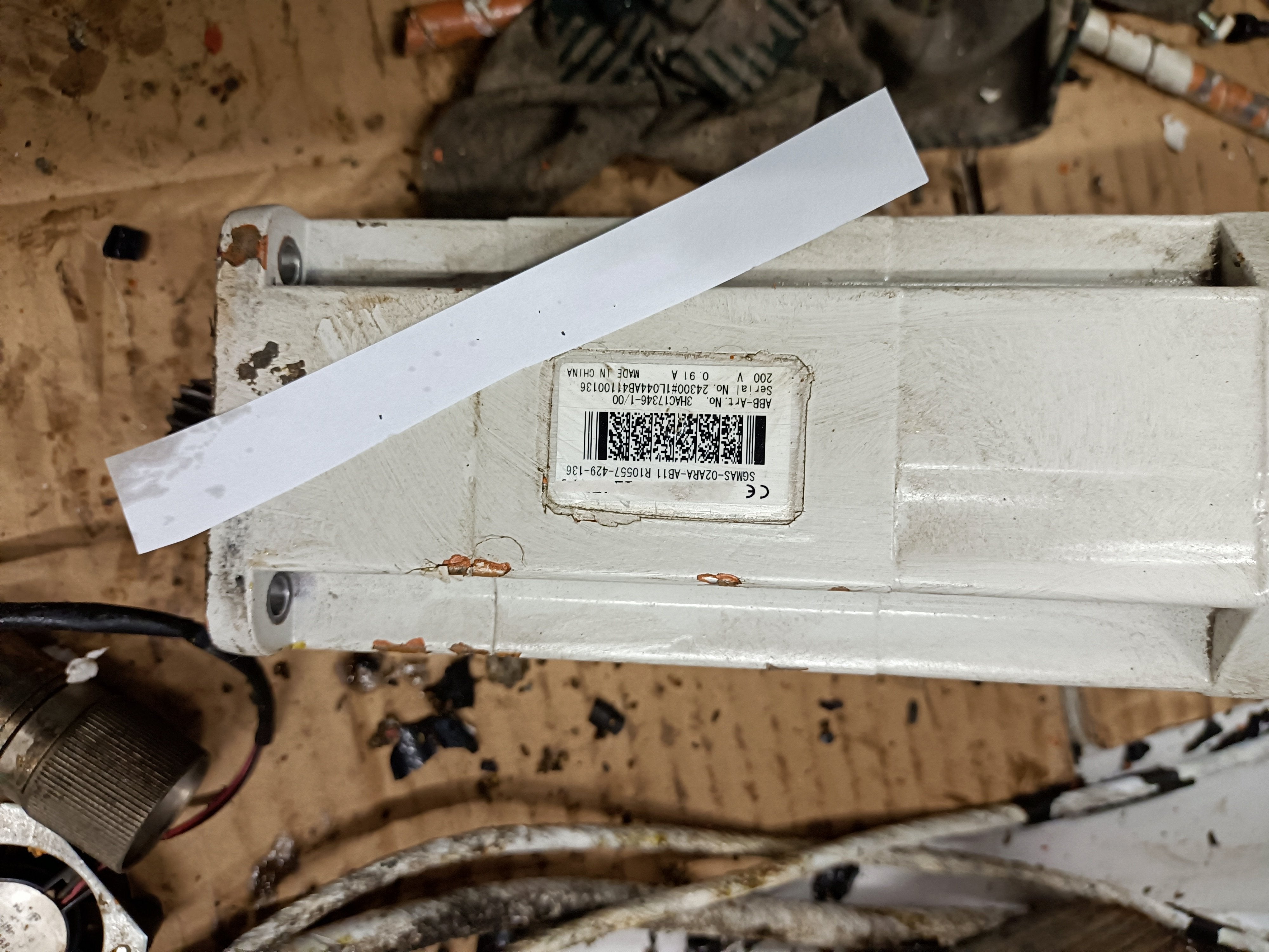 1PCS  used  SGMAS-02ARA-AB11 R10557-429-136 3HAC17346-1/00   #OYF003