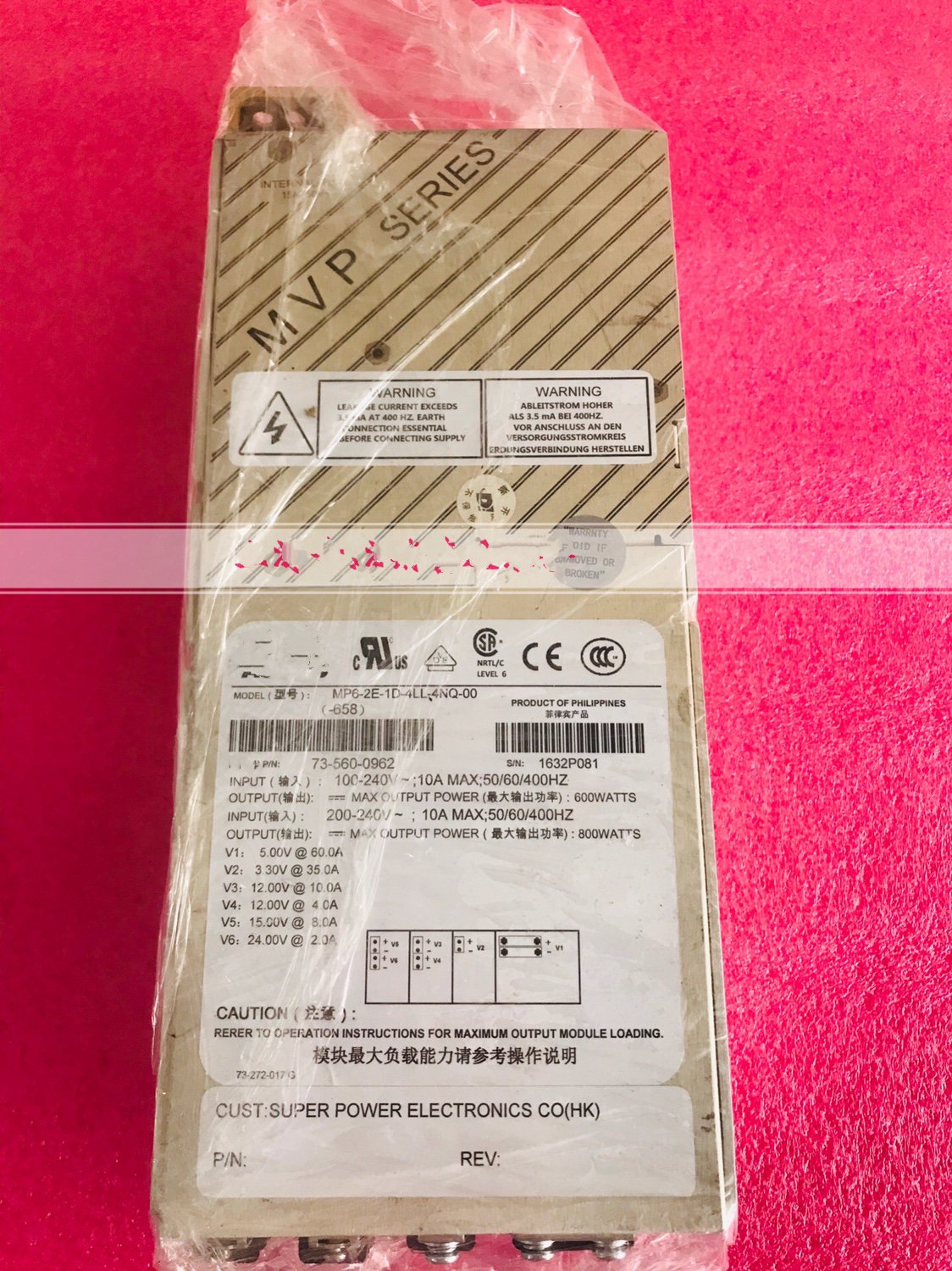1PC for  used  MP6-2E-1D-4LL-4NQ-00（-658） 73-560-0962  #OYF008