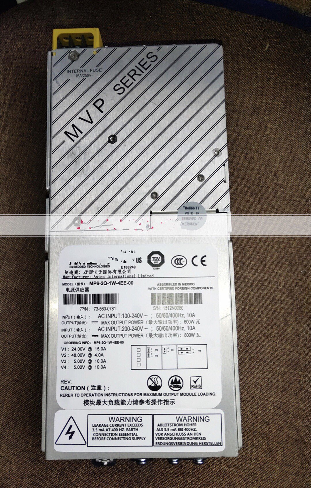 1PC for  used  MP6-2Q-1W-4EE-00  73-560-0781  #OYF008