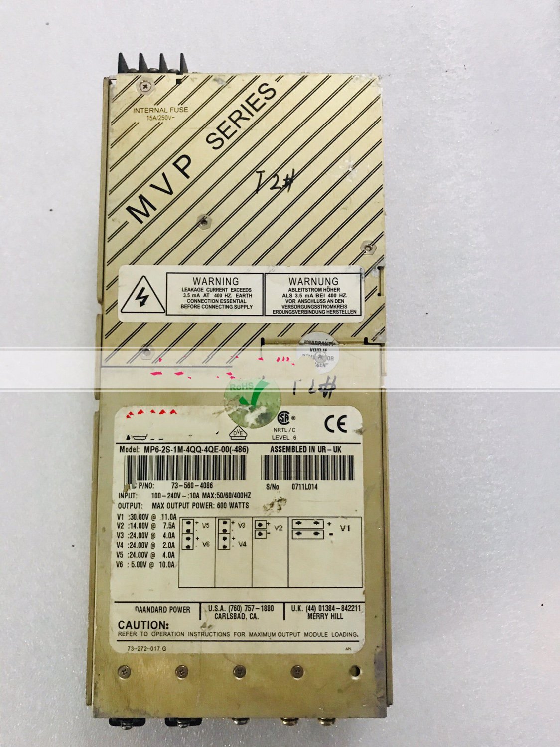 1PC for  used  MP6-2S-1M-4QQ-4QE-00  #OYF008