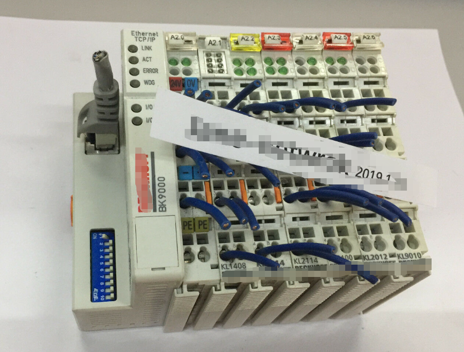 1PC used  BK9000 with Module KL1408, KL2114, KL9010,KL2012 #OYF007