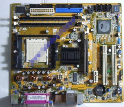 1PC used  A8V-MQ cocket 939 motherboard   #OYF007