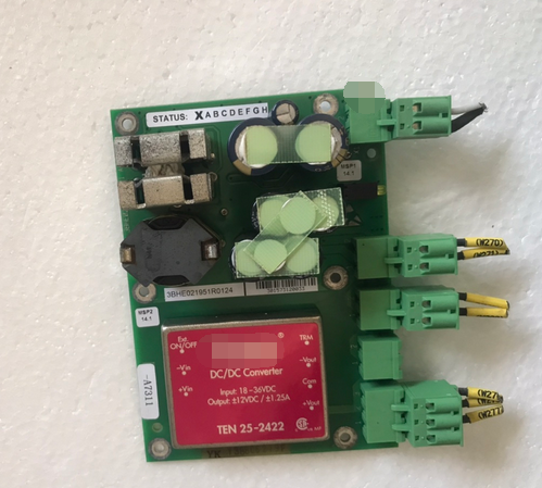 1PC used  3BHE021951R0124 KV C758 A 3BHE021952P201   #OYF007