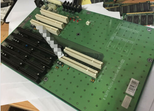 1PC used  8 SLOTS PCI/ISA BACKPLANE REV.C1  #OYF007