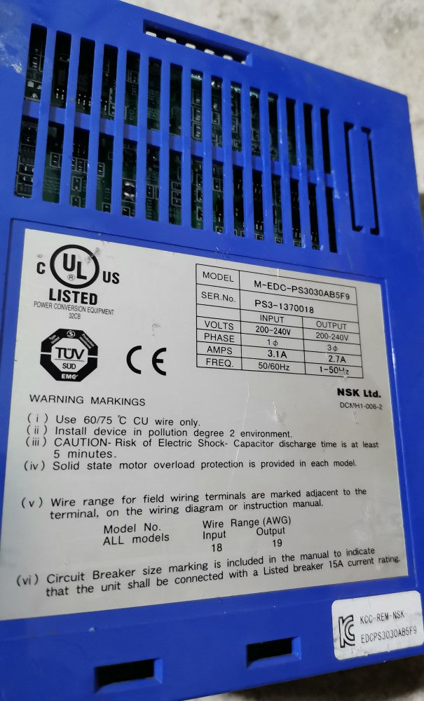 1PC  used M-EDC-PS3030AB5F9#OYF007