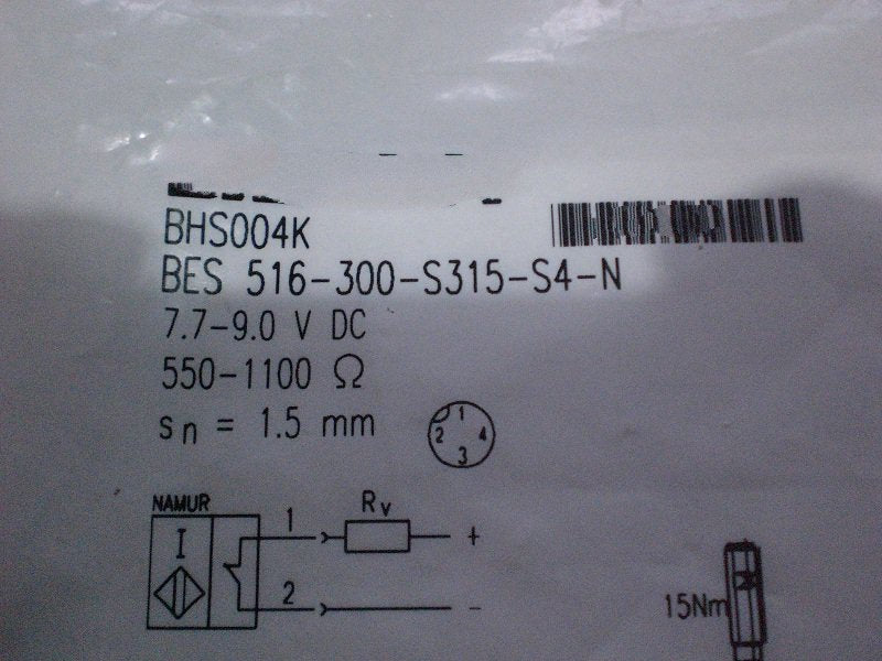 1  PCS     NEW  BHS004K BES 516-300-S315-S4-N     #OYF055