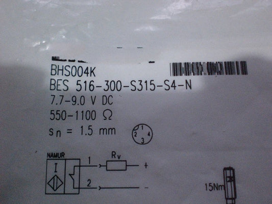 1  PCS     NEW  BHS004K BES 516-300-S315-S4-N     #OYF055