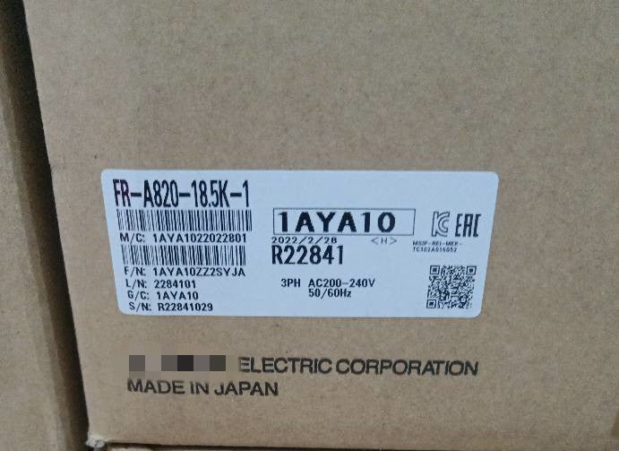 1PCS NEW FR-A820-18.5K-1 #OYF009