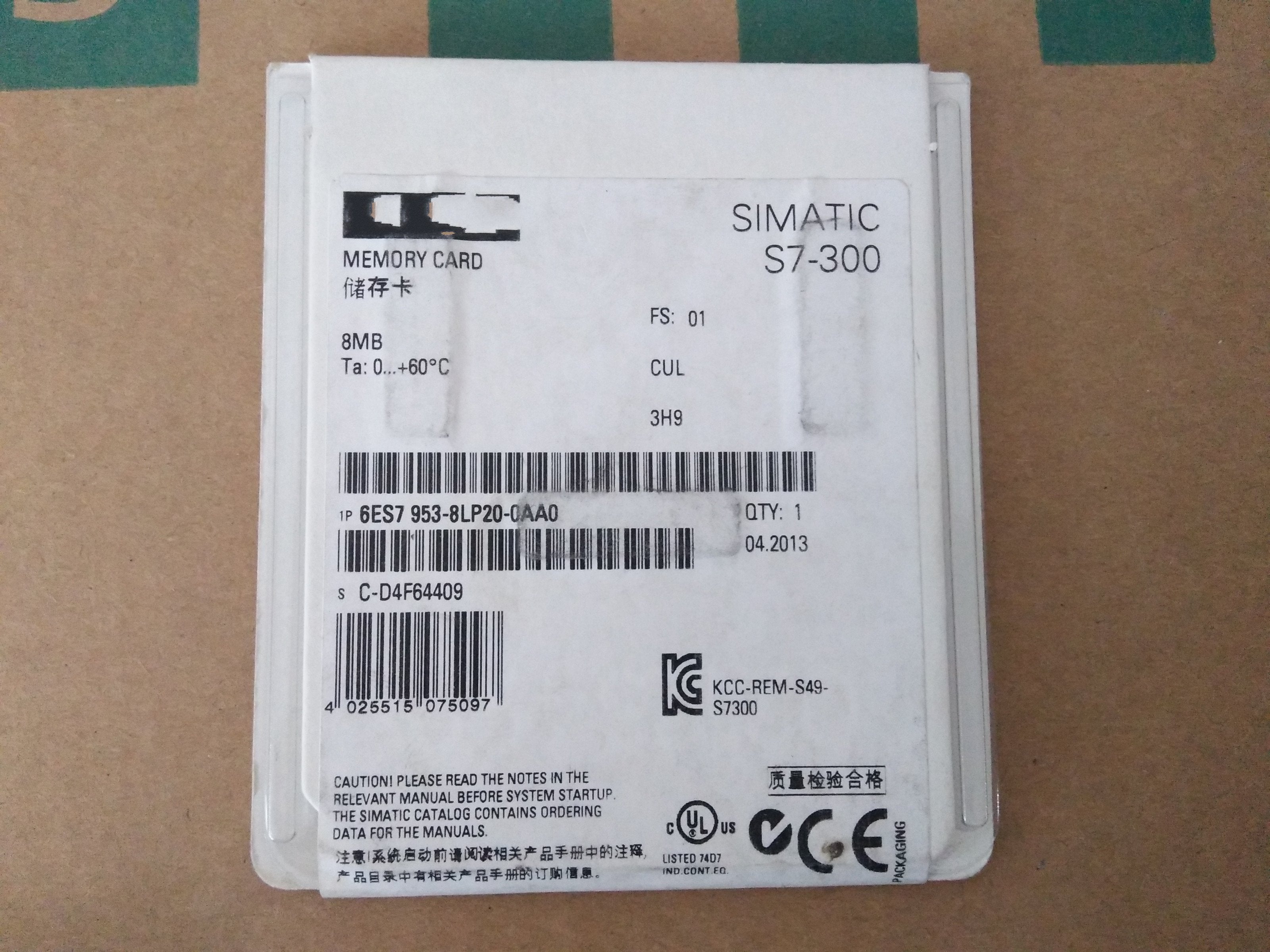 1PC for  new  6ES7 953-8LP20-0AA0  6ES7953-8LP20-0AA0   #OYF008