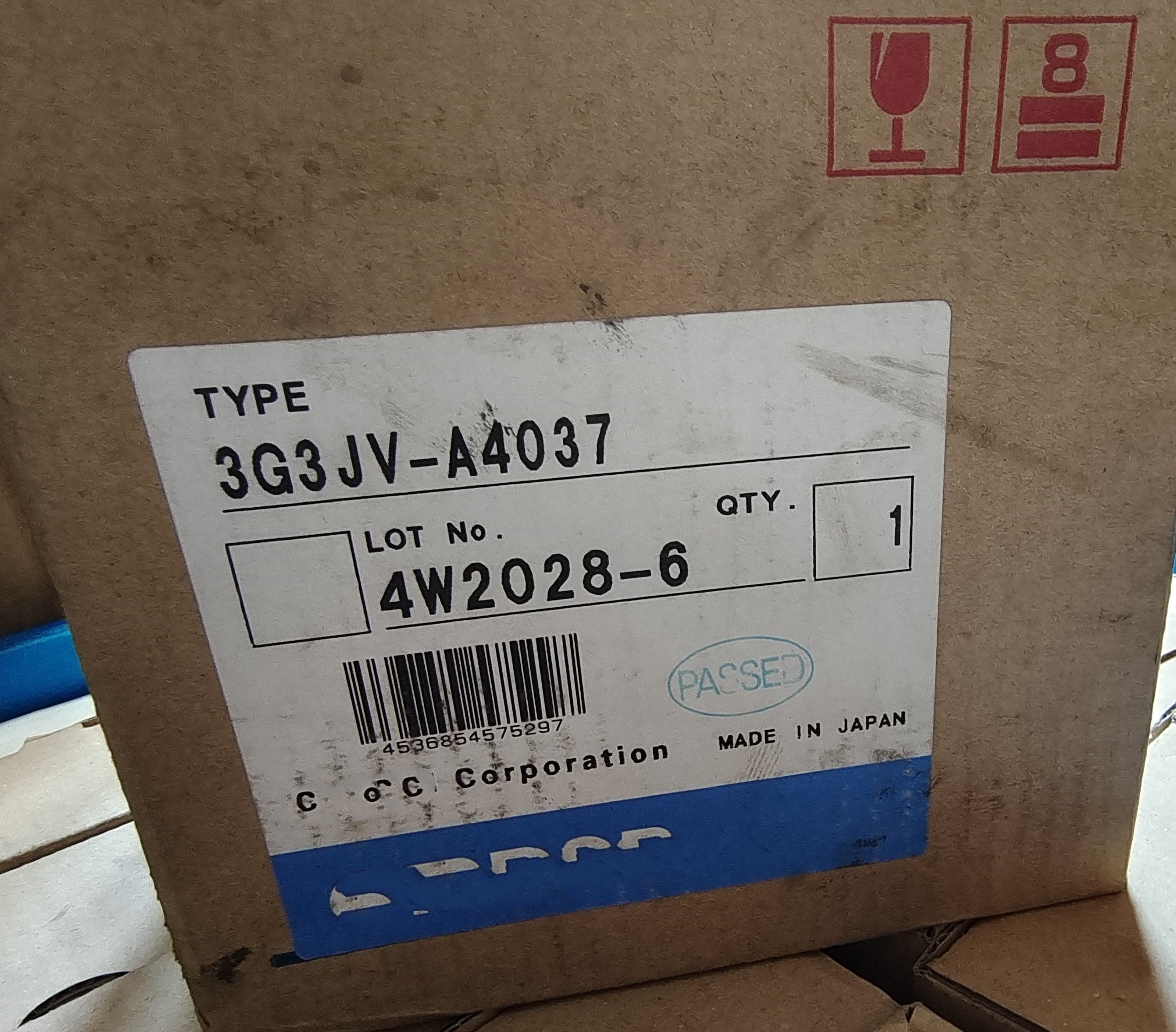 1PC for new  3G3JV-A4037   #OYF008
