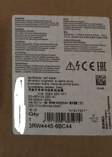 1PC for  new   3RW4445-6BC44   # OYF003