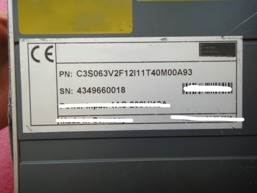 1pc for USED C3S063V2F12I11T40M00A93 #OYF005