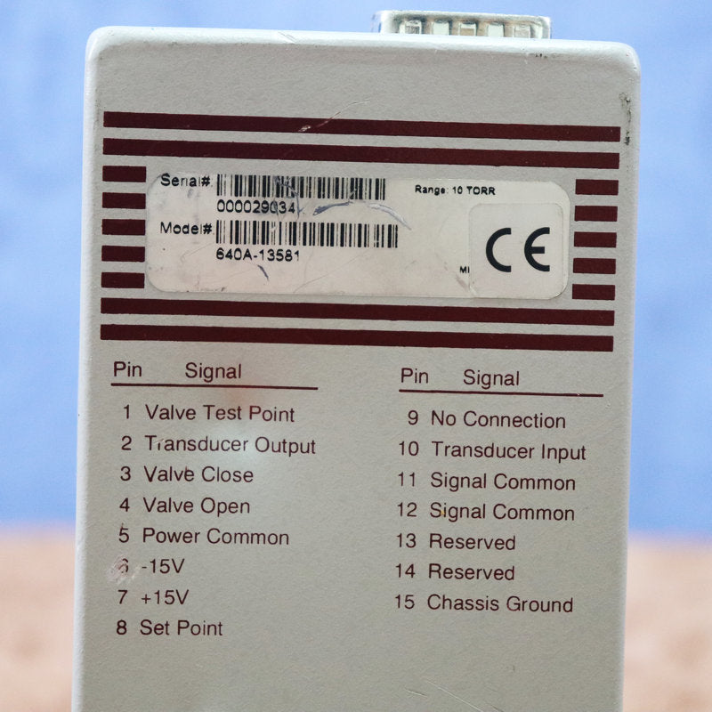 1pc for USED 640A-13581 RANGE 10 TORR #OYF005