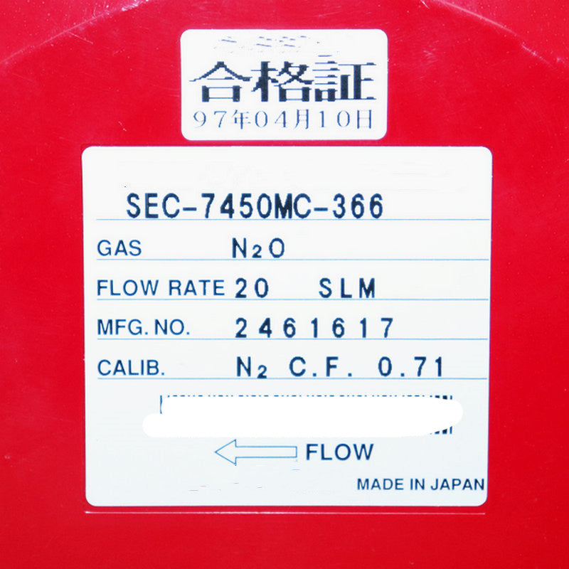 1pc for USED SEC-7450MC-366 #OYF005