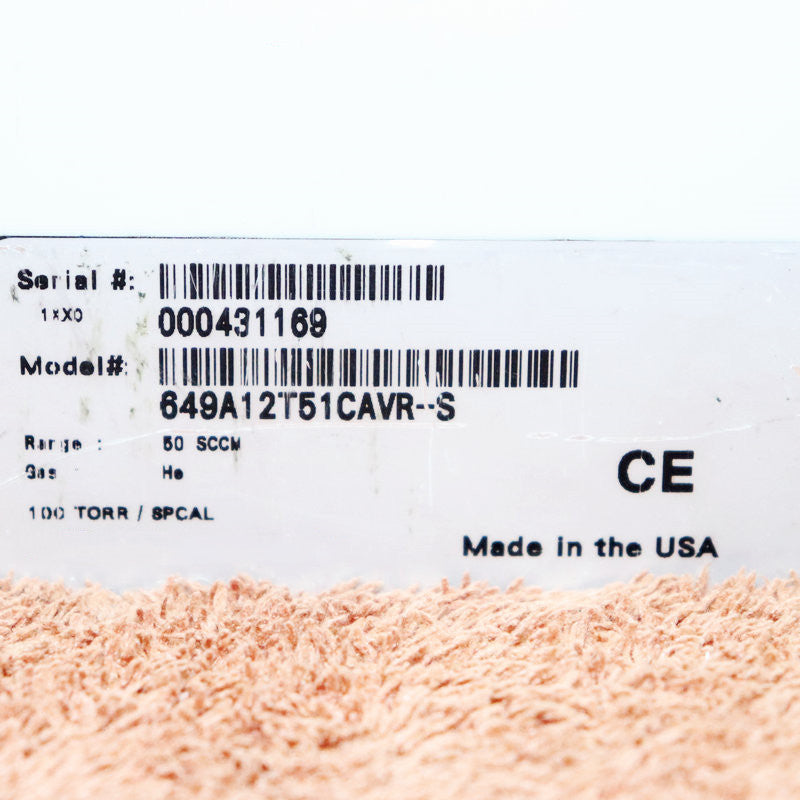 1pc for USED 649A12T51CAVR-S 50 SCCM #OYF005