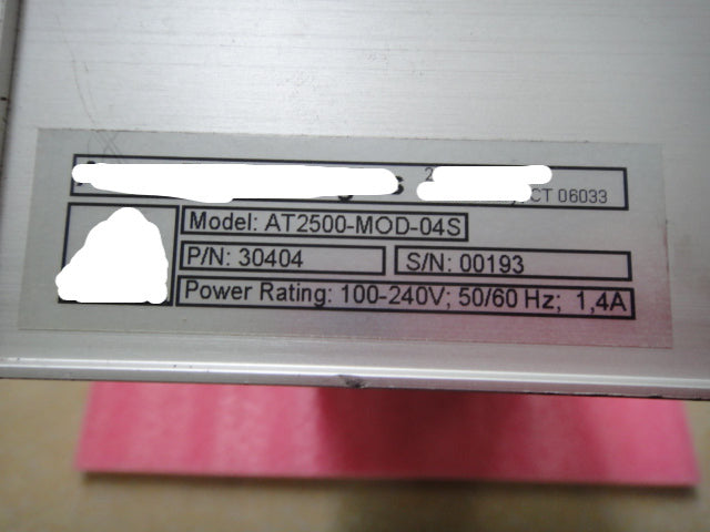 1 PCS USED AT2500-MOD-04S #OYF005