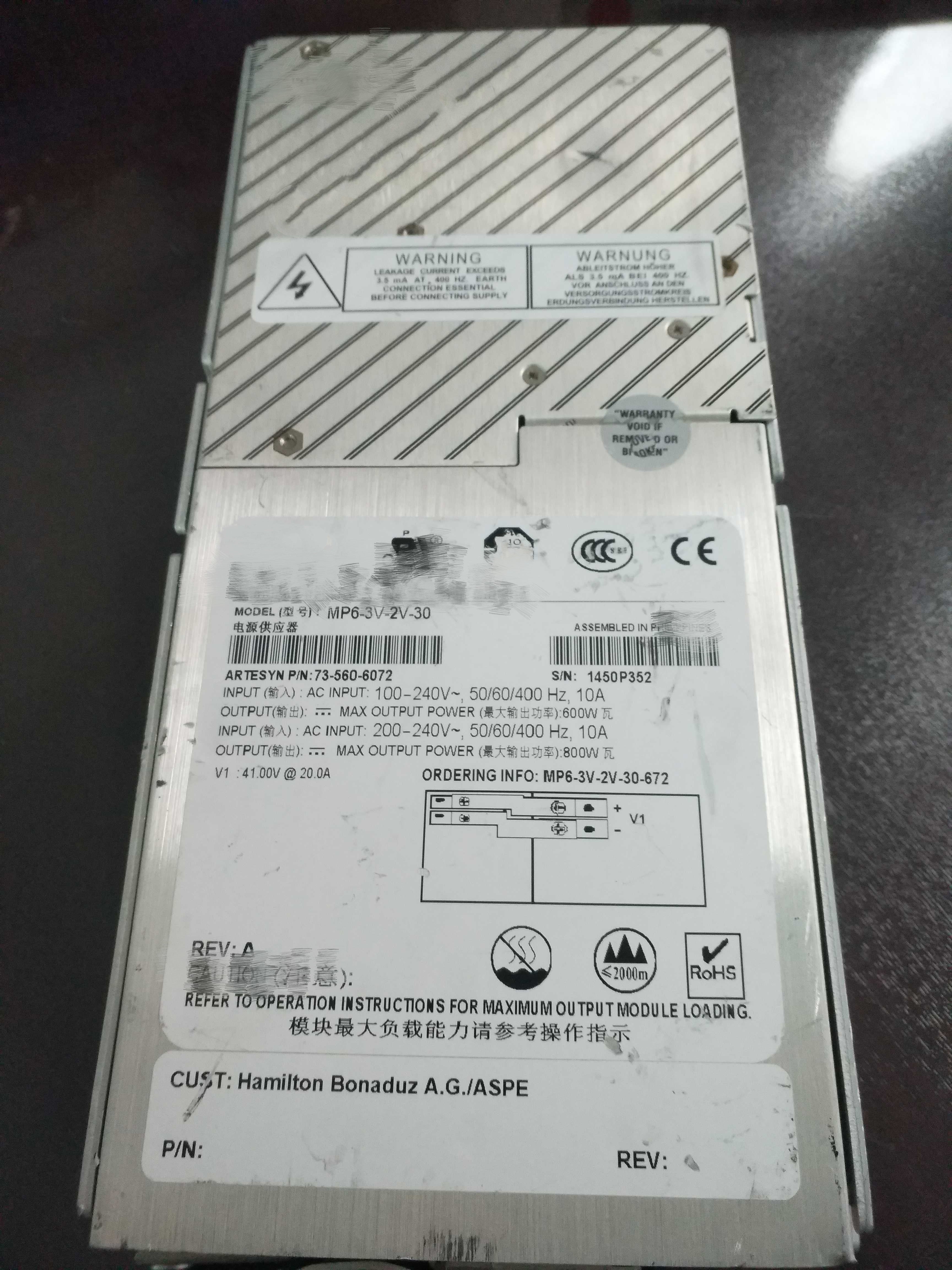 1pc  for USED MP6-3V-2V-30 73-560-6072 #OYF005