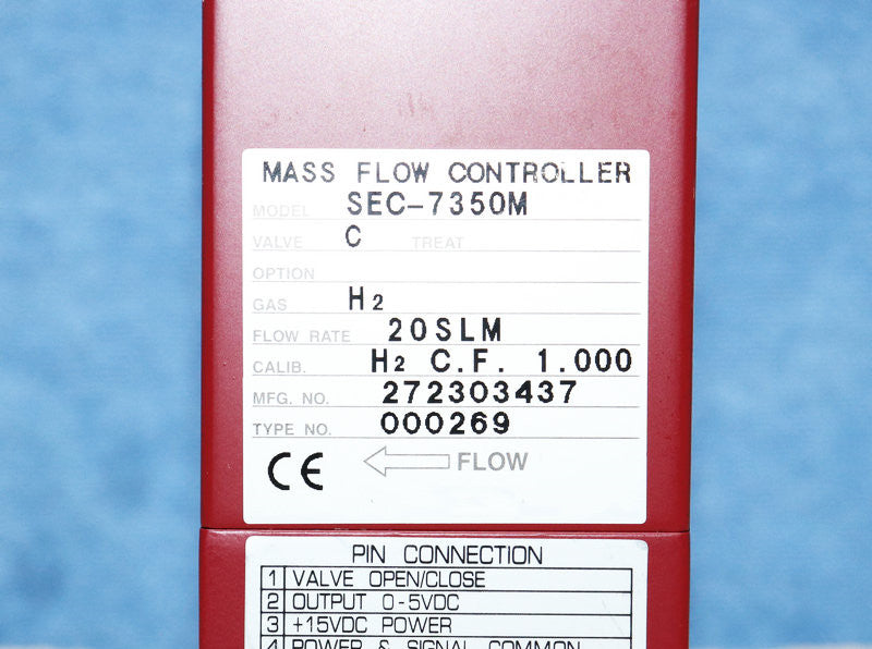 1pc for USED SEC-7350M 20SLM H2 #OYF005