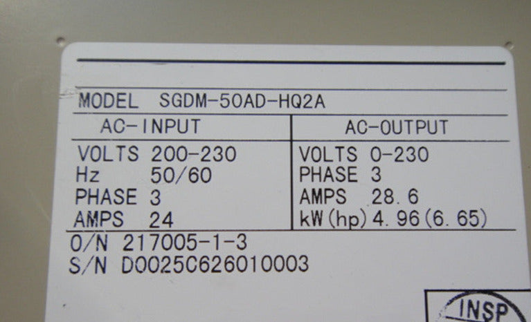 1pc for USED SGDM-50AD-HQ2A #OYF005