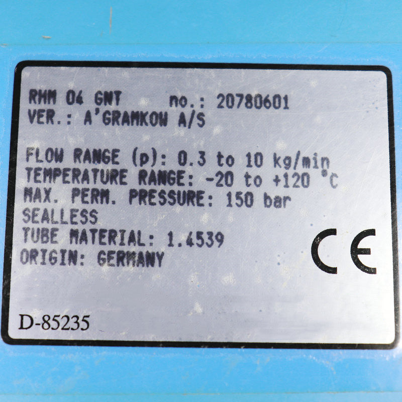 1pc for USED RHM 04 GNT 0.3-10kg.min #OYF005