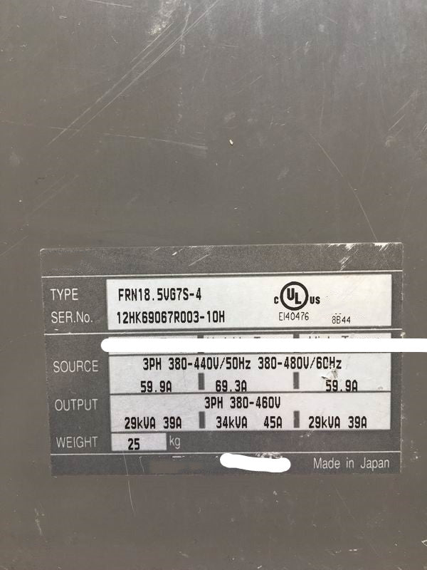 1pc  for USED FRN18.5VG7S-4 #OYF005