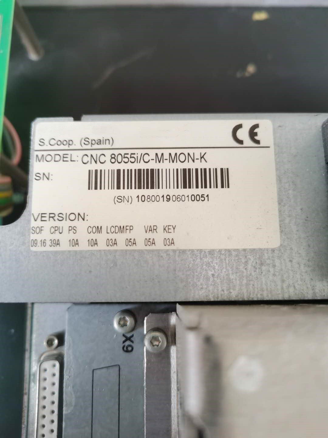 1pc  for USED CNC 8055i/C-M-MON-K #OYF005