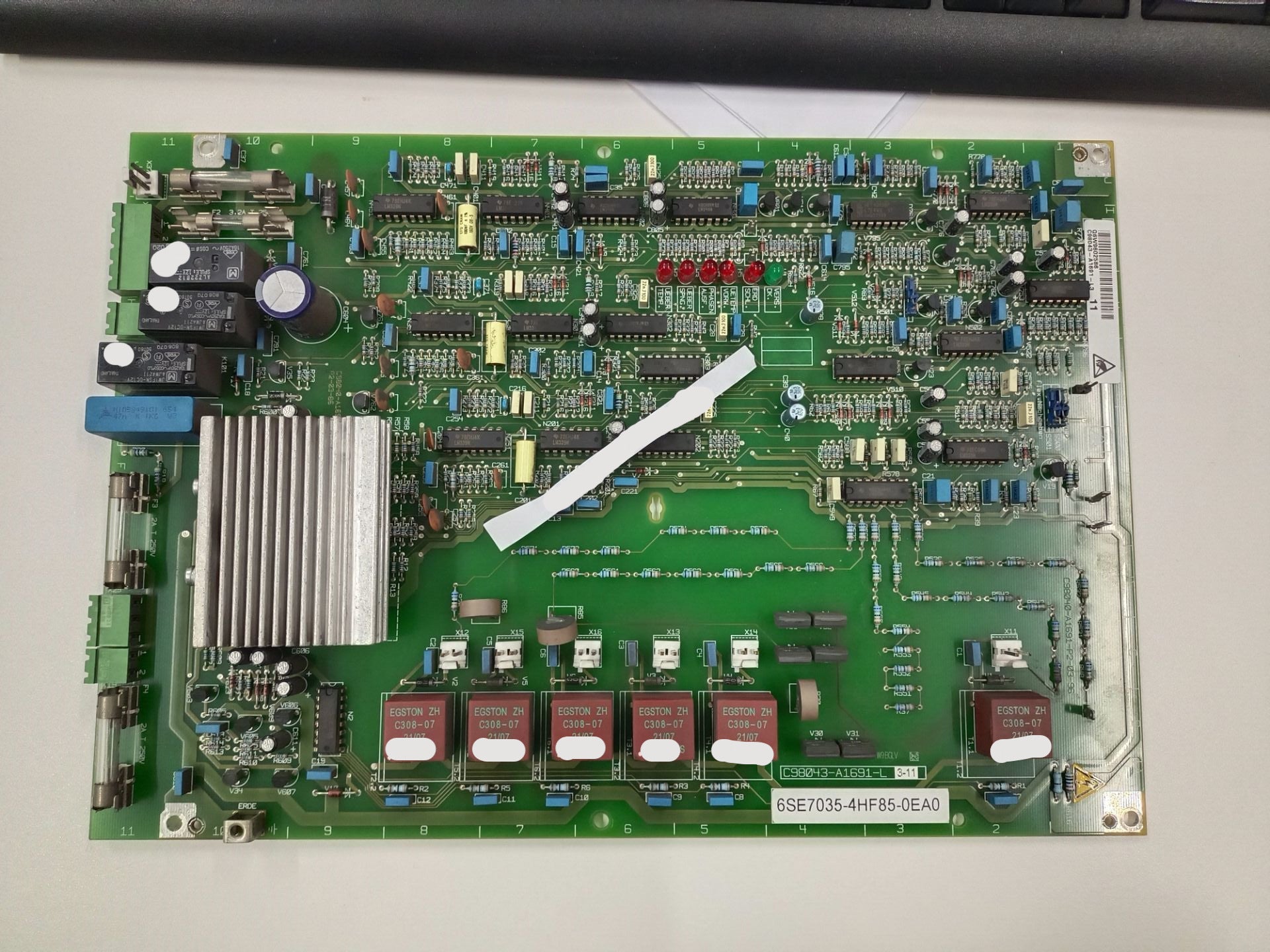 1pc for USED 6SE7035-4HF85-0EA0 C98043-A1691-L3  #OYF005
